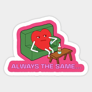 I always spend Valentine's Day the same way Sticker